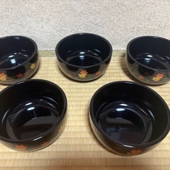 大きめのお椀　多様椀　麺鉢5点セットの画像
