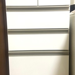  チェスト  棚 おしゃれ タンス 収納家具 ホワイトの画像