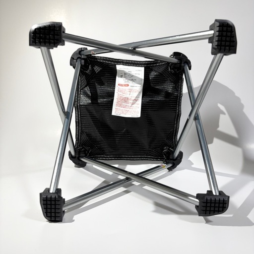 ロゴス 折りたたみイス アウトドア キャンプ 軽量 7075 グレー レッド LOGOS CUBIC CHAIR 椅子 万博