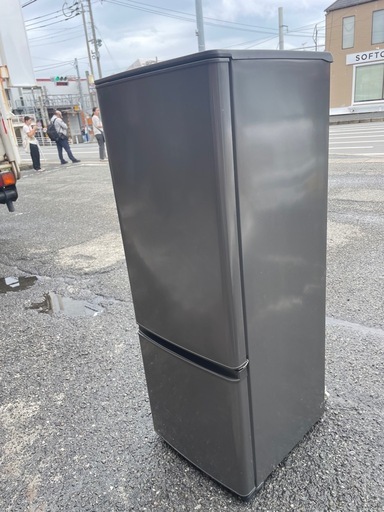 北九州市内配送無料　保証付き 2021年製　三菱 冷蔵庫 Pシリーズ マットチャコール MR-P17G-H [168L /2ドア /右