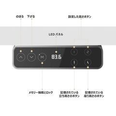 FlexiSpot 電動昇降デスク フレーム E7B-JA（未開封品）の画像