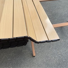 【新品未使用】アウトドア折りたたみテーブル②の画像