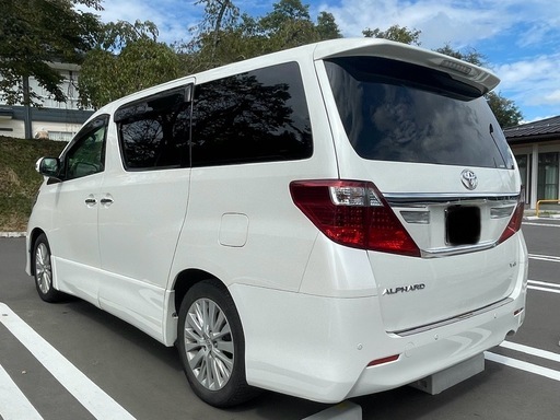 トヨタ 20アルファード後期 3.5L パールホワイト 車検令和9年2月