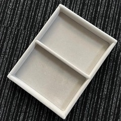 2個セット　無印良品　重なるベロアケース縦　アクリルケース用　幅１５．５×奥行１２×高さ２．５ｃｍの画像