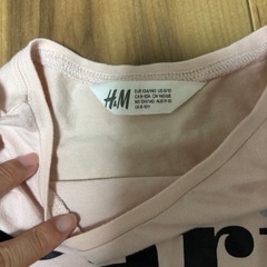 子供服　秋服　女の子　ロングTシャツ　サイズ134cm〜140cmの画像