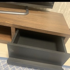 【お譲りします‼️】テレビ台(ブラック&ブラウン)の画像