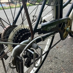 ギア付き 自転車 27インチ ブラックの画像