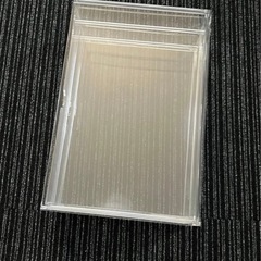 無印良品　重なるアクリルケース２段フタ付引出・大　幅２５．５×奥行１７×高さ９．５ｃｍの画像