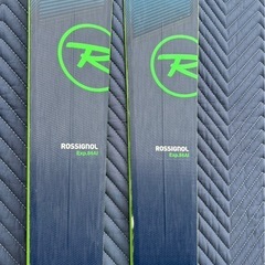 ROSSIGNOL ロシニョール　スキー板　ストック付きの画像