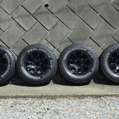 引取限定　バリ溝　ジムニー JB64 JB23　 225/75R16 タイヤホイール4本の画像