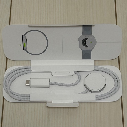 【美品】Apple Watch Series 9, 41mm, GPSモデル, 新品純正充電ケーブル付