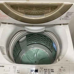 TOSHIBA 7kg洗濯機の画像