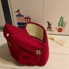 KINGROL 抱っこ紐 ヒップシート おんぶ紐　赤 レッドの画像