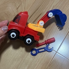 おもちゃ　工具で組み立て&分解　ショベルかーの画像