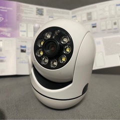 防犯カメラ 128GB microSDカード付き！wifi接続！スマホ確認可能！動作検知！USBコード接続タイプ 20250924の画像