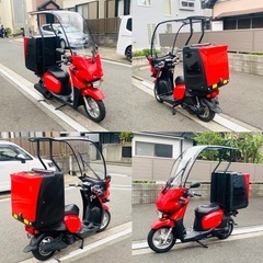 ヤマハギアツーGEAR-2 UA08J ルーフ付きでお洒落な赤黒カラー♪の画像