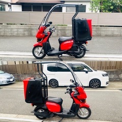 ヤマハギアツーGEAR-2 UA08J ルーフ付きでお洒落な赤黒カラー♪の画像