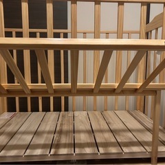 KATOJI レギュラーサイズ　ベビーベッド　ハイシートの画像