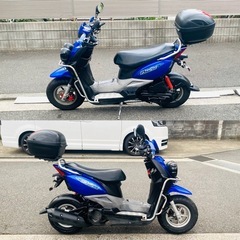 ヤマハビィーウィズ50 BW's　 SA44J お洒落な青黒カラー♪の画像