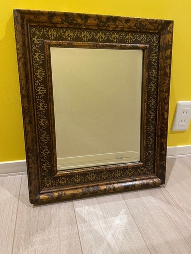 アンティーク調額縁ミラー
