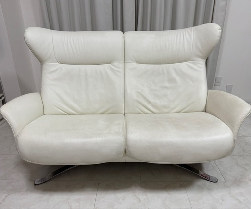 リクライニング2人掛けソファ