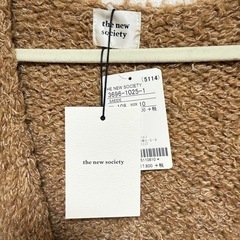 【新品未使用】the new society カーディガン 140の画像