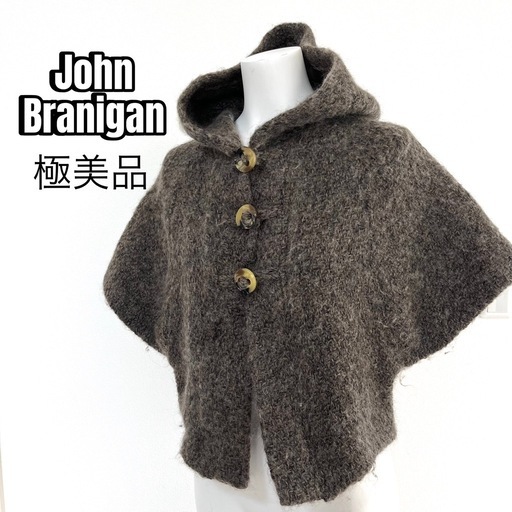 John Branigan ジョンブラニガン フード付きポンチョ アルパカ