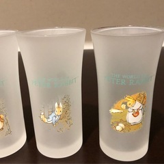 ピーターラビット　ビアグラス4個の画像