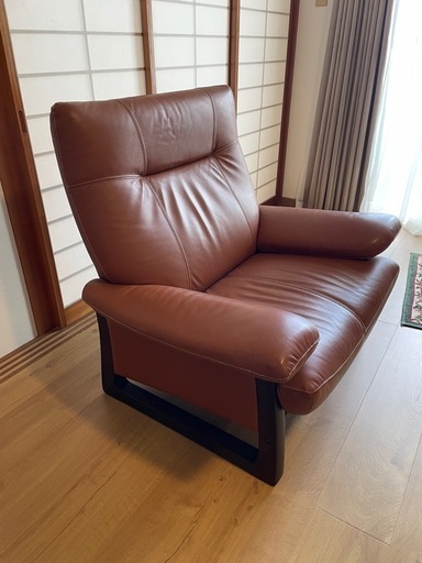 1人掛け本皮ソファ