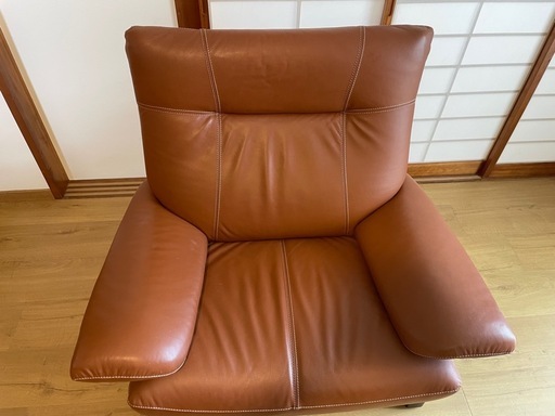 1人掛け本皮ソファ