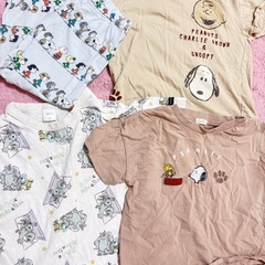 キッズ服 100 110cm 🚂 スヌーピー ディズニー フタフタの画像