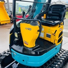 クボタ RX-153S ミニ油圧ショベル・1343時間・1.5tクラス・倍速・マルチ(4Way)・キャタ幅調整【下取りOK】の画像
