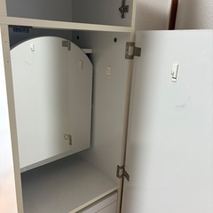 【スリムコンパクト】ミラー付ドレッサーの画像