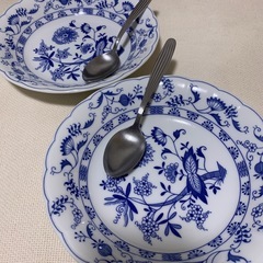 ブランド皿&スプーンの画像