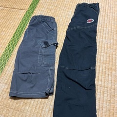 ⓪130 長袖　半ズボン　長ズボン　の画像