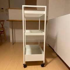 IKEA スチールラック　ホワイトの画像