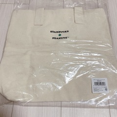 《レア》未開封美品STARBUCKS PEANUTS スヌーピートートバッグの画像