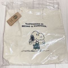 《レア》未開封美品STARBUCKS PEANUTS スヌーピートートバッグの画像