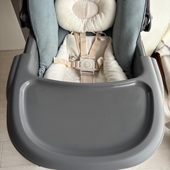 【美品】COMBI コンビ 電動ハイローチェア ホワイトレーベル ネムリラ AUTO SWING BEDi Long シェル EG ミンティーブルーの画像