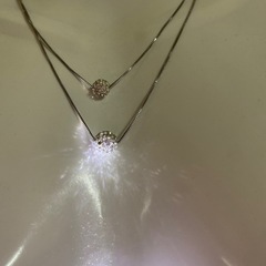 キラキラ輝く✨ネックレスの画像