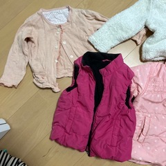 秋から冬の上着（90から110）の画像