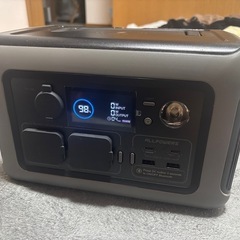‼️未使用‼️格安掲載‼️ALLPOWERS R600‼️ポータブル電源‼️置くだけ充電／USB端子／タイプC端子／100Vコンセント／シガーソケット使用可能‼️リン酸鉄蓄電池‼️車中泊・アウトドア・長距離移動等に‼️人気のグレー＆マットブラック‼️早い者勝ち‼️の画像