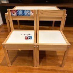 【引き渡し予定者決定】子供の机と椅子のセットの画像