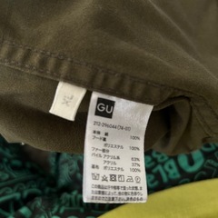 GU女性用冬用コートXLサイズの画像
