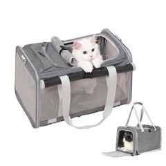 ☆新品☆ペットキャリー バッグ 猫用 犬用 小動物 小型犬用 折り畳み 収納4wayの画像
