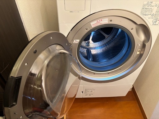 【10/2(木)まで】東芝 ドラム式洗濯乾燥機 TW-117X3L／分解清掃済／動作確認済