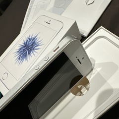 レア★Apple iPhoneSE 32GBシルバー本体ケース箱付きdocomoの画像