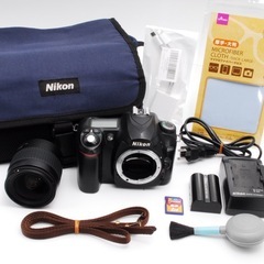 【全国発送】スマホ転送⭐️Nikon D50 初心者！すぐ使える！付属品多数！本格一眼レフの画像
