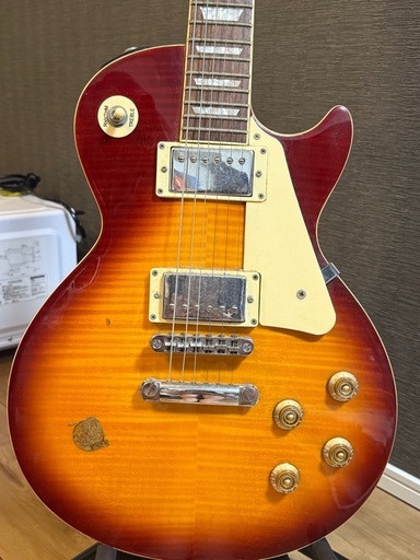 Blitz ブリッツAria Pro llレスポールLeopard エレキギター　スタンド付