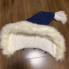 帽子付き　80-90cm 中綿、綿のケープの画像